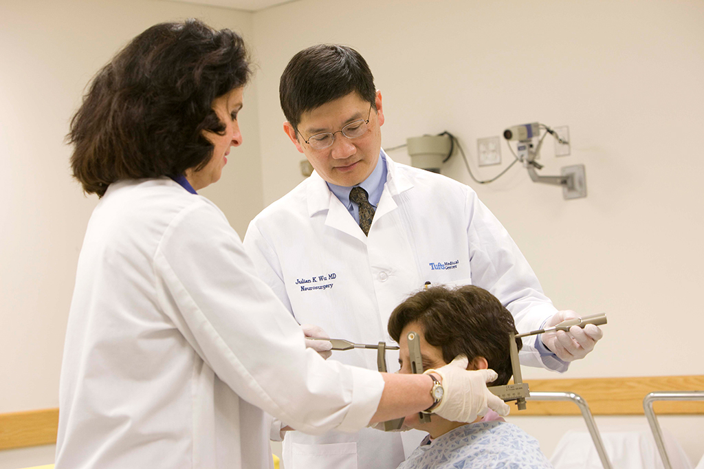 Julian Wu, MD and patient