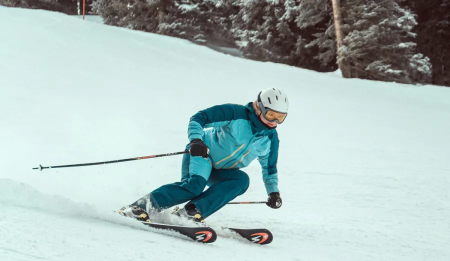 Person skiing