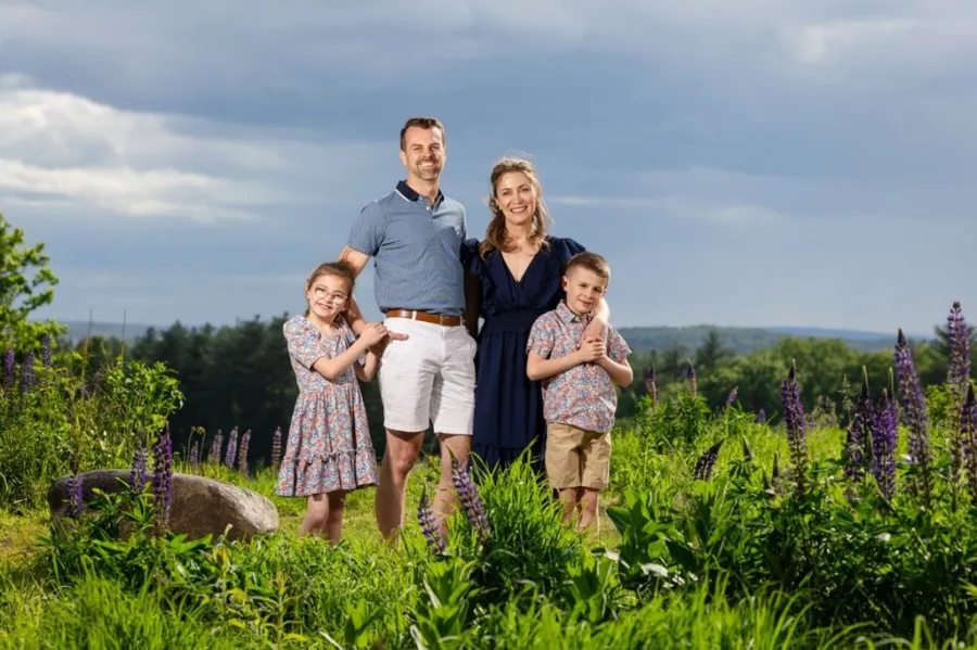 Christian Jeeves and his family