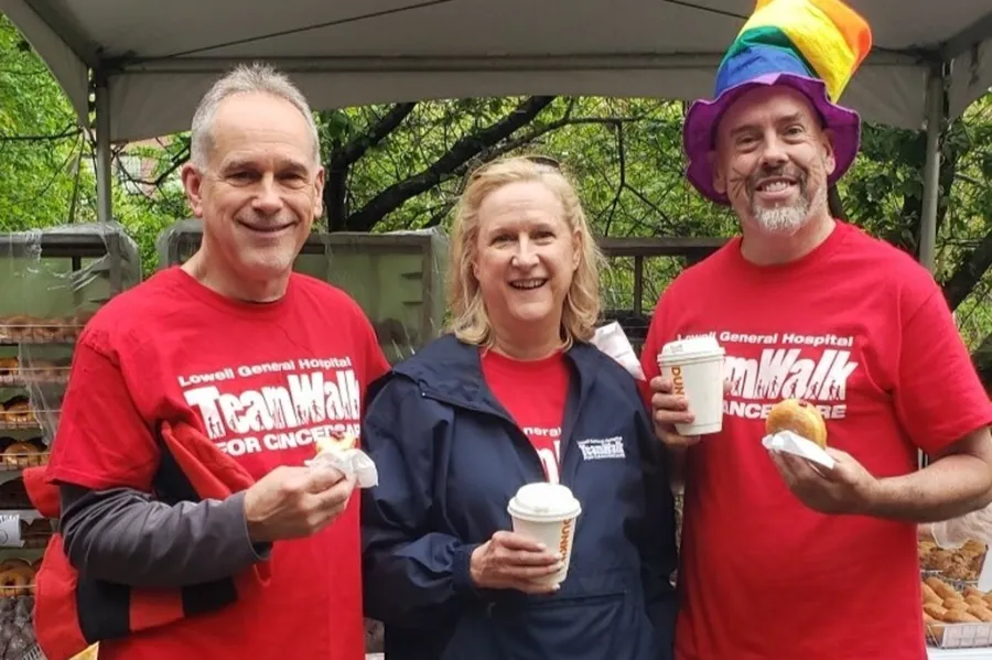 Linda, Mark and Scott Cowern at TeamWalk