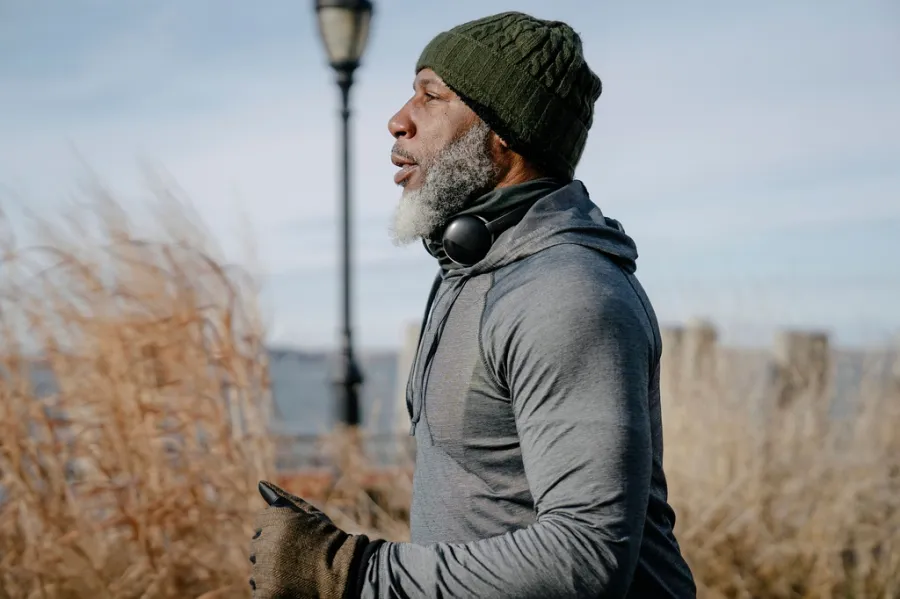 Man jogging