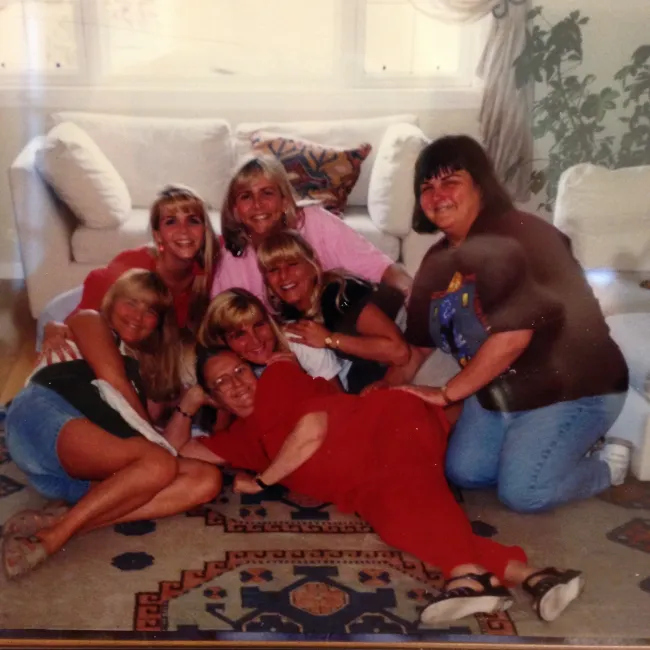 Diane Connolly-Zaniboni with her family