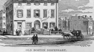 Boston dispensary sketch 1856