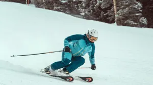 Person skiing