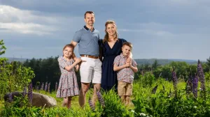 Christian Jeeves and his family