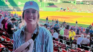 Lauren Lessard at Fenway Park