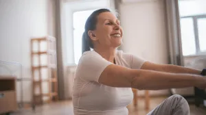 Woman exercising