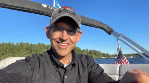 Man smiling