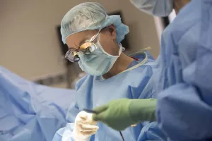 Charles Cassidy, MD, Orthopaedist-in-Chief performing hand surgery at Tufts Medical Center.