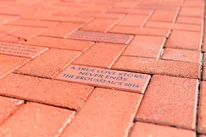 Bricks with an inscription