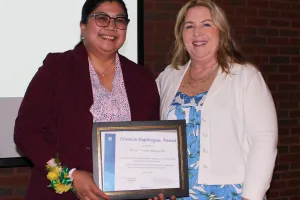 Myra Dionido Magat and Cece Lynch