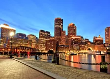 Boston Skyline at night